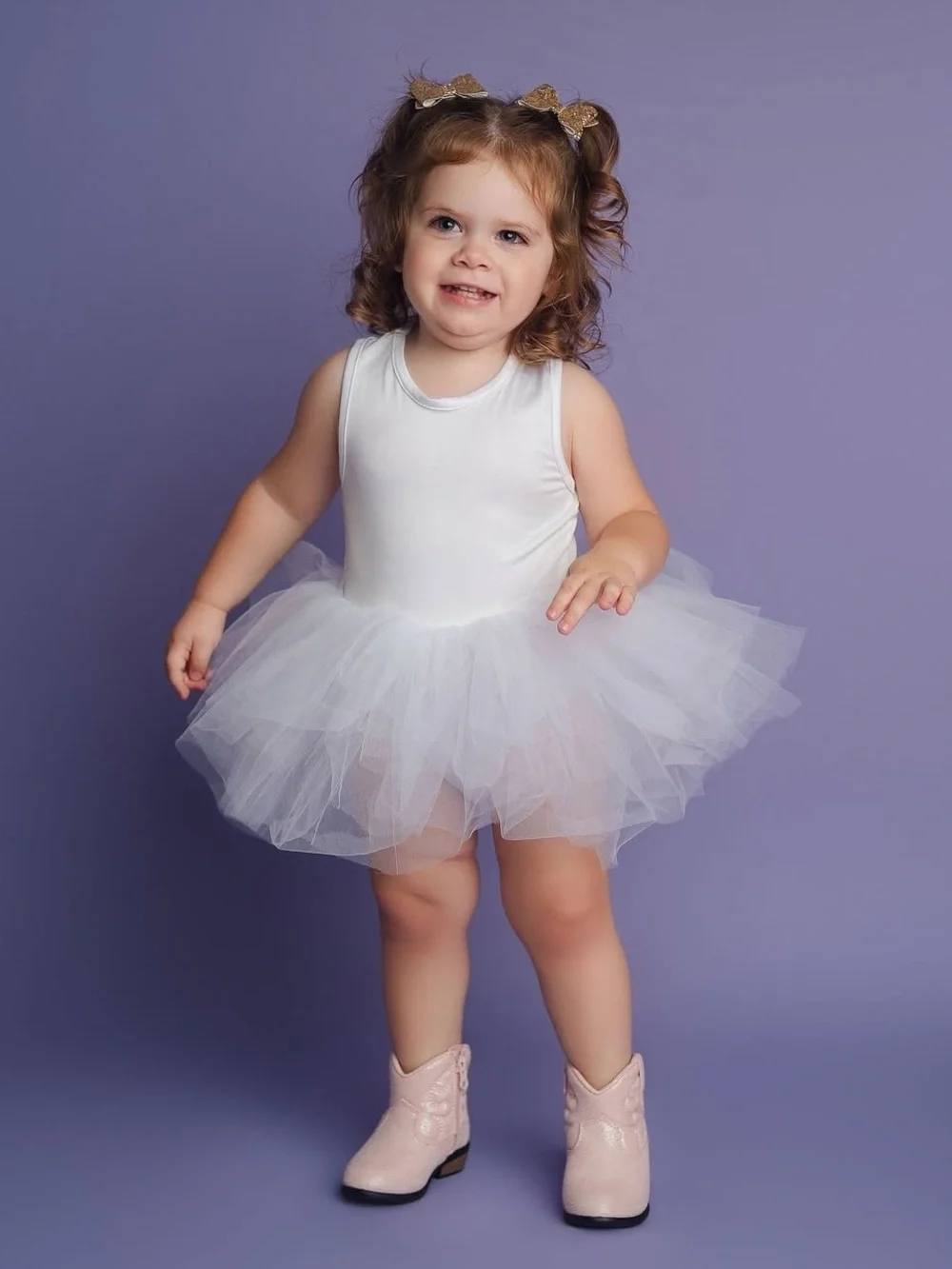 NWT 6Y iloveplum White Tank B.A.E Tutu Dress!